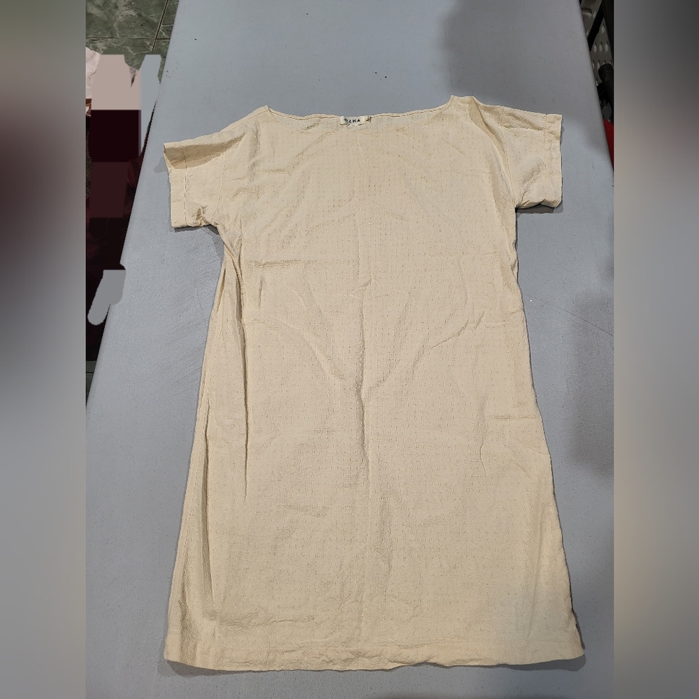 OZMA Elegant Cream Mini Dress